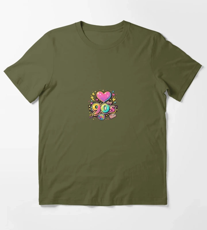 90s T-Shirt Olive Green