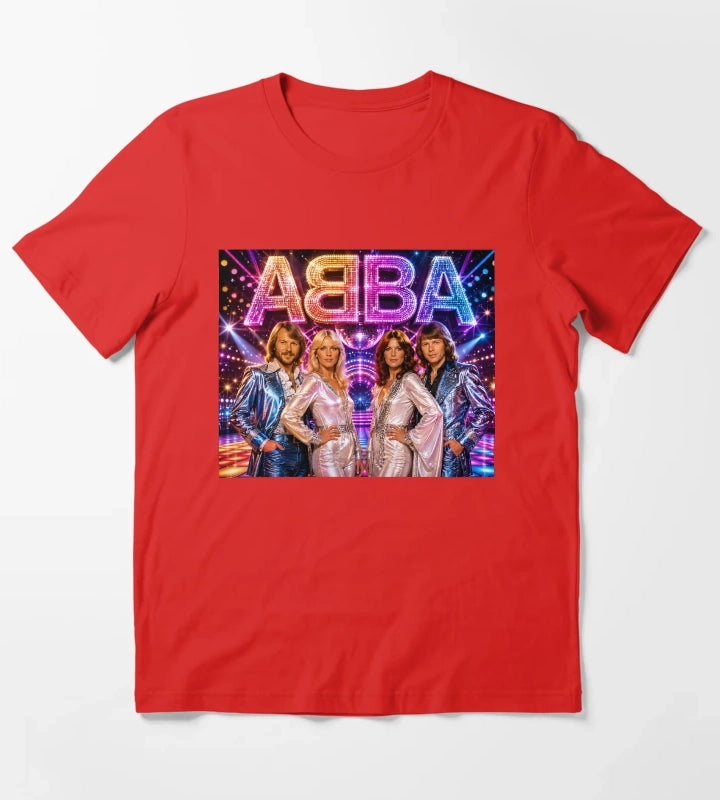 ABBA Flashy Press moment T-Shirt Red