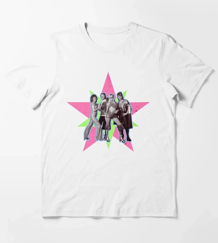 ABBA Vintage VL10 T-Shirt White