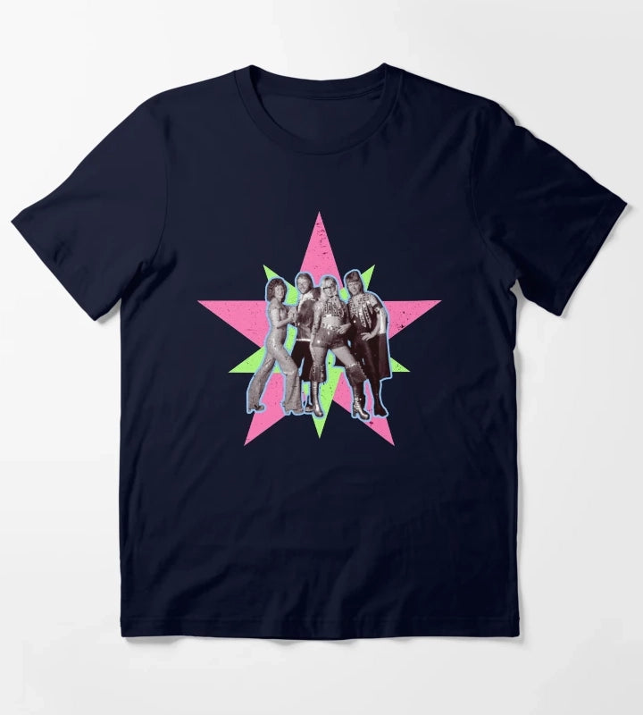 ABBA Vintage VL10 T-Shirt Navy