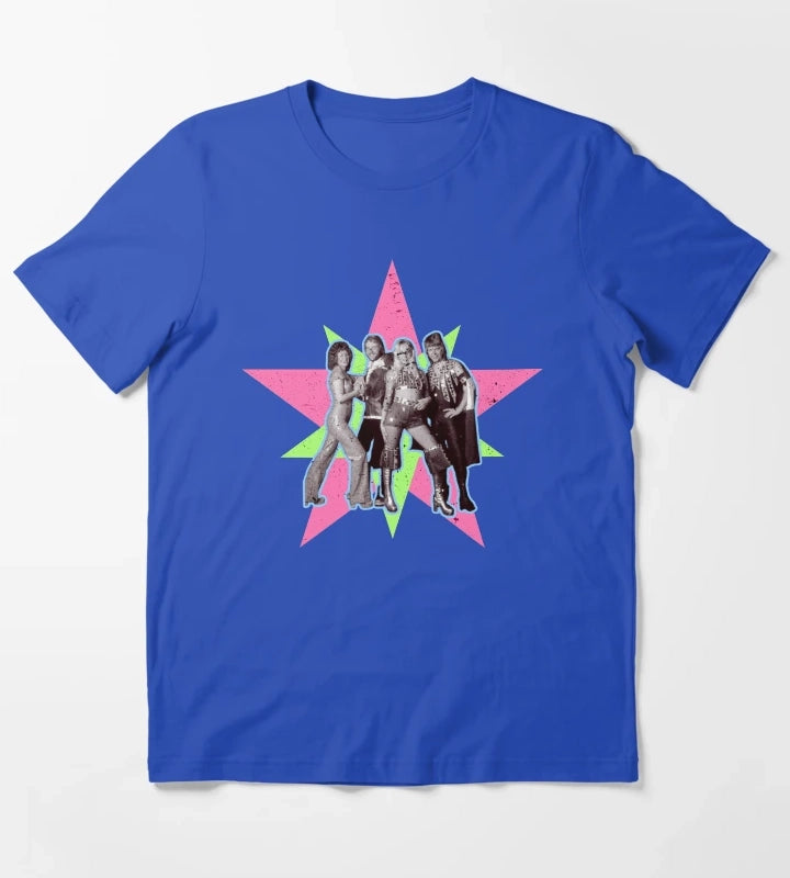 ABBA Vintage VL10 T-Shirt Blue