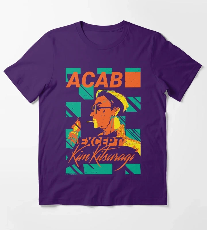 ACAB Except Kim kitsuragi T-Shirt Purple
