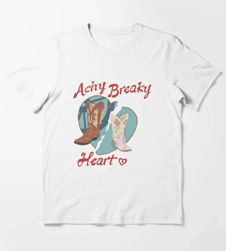 ACHY BREAKY HEART T-Shirt White