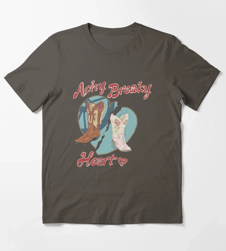 ACHY BREAKY HEART T-Shirt Dark Grey