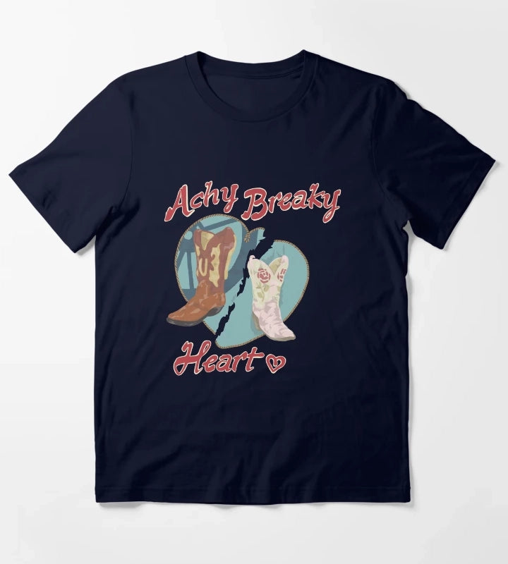 ACHY BREAKY HEART T-Shirt Navy