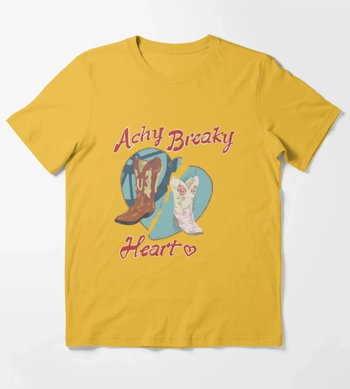 ACHY BREAKY HEART T-Shirt Yellow