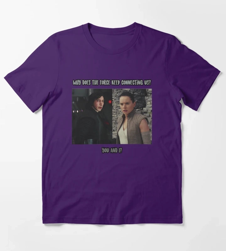 ADAM DRIVER Connecting Us REYLO T-Shirt Purple
