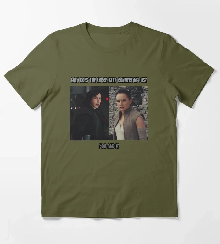 ADAM DRIVER Connecting Us REYLO T-Shirt Olive Green