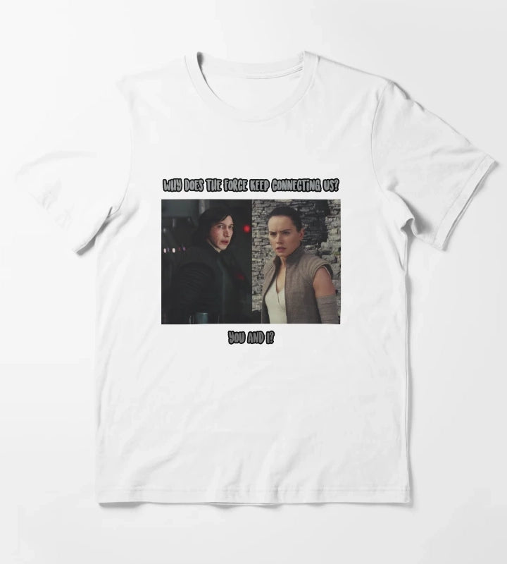 ADAM DRIVER Connecting Us REYLO T-Shirt White
