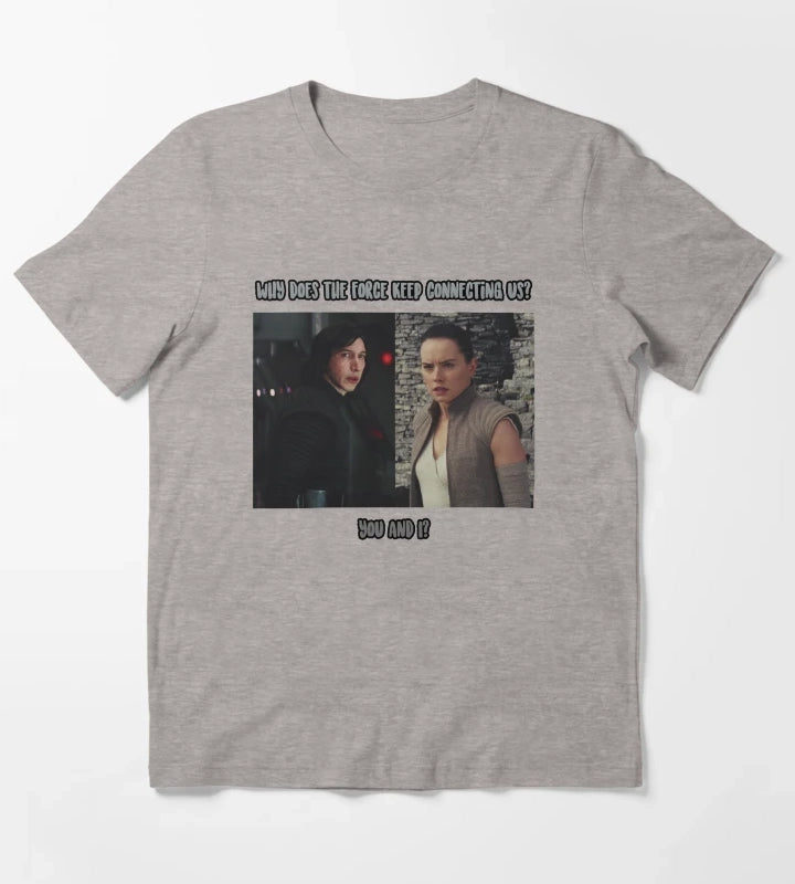ADAM DRIVER Connecting Us REYLO T-Shirt Heather Grey