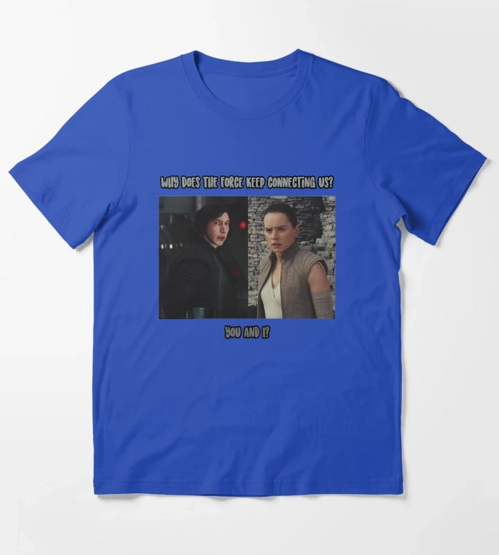 ADAM DRIVER Connecting Us REYLO T-Shirt Blue