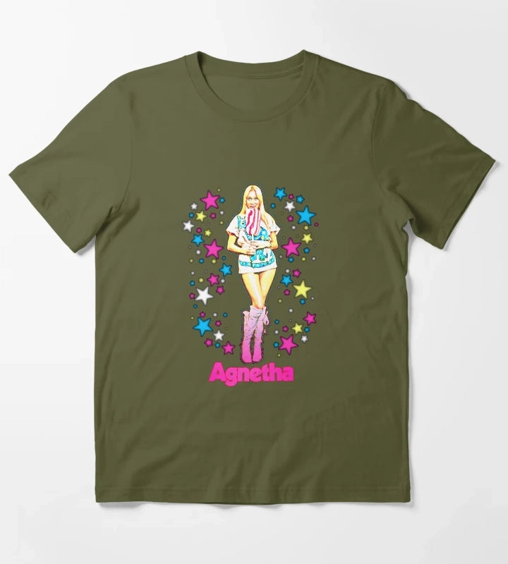 AGNETHA T-Shirt Olive Green