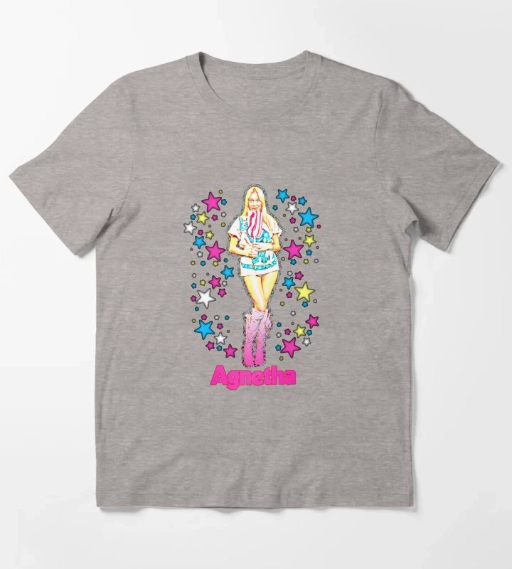 AGNETHA T-Shirt Heather Grey
