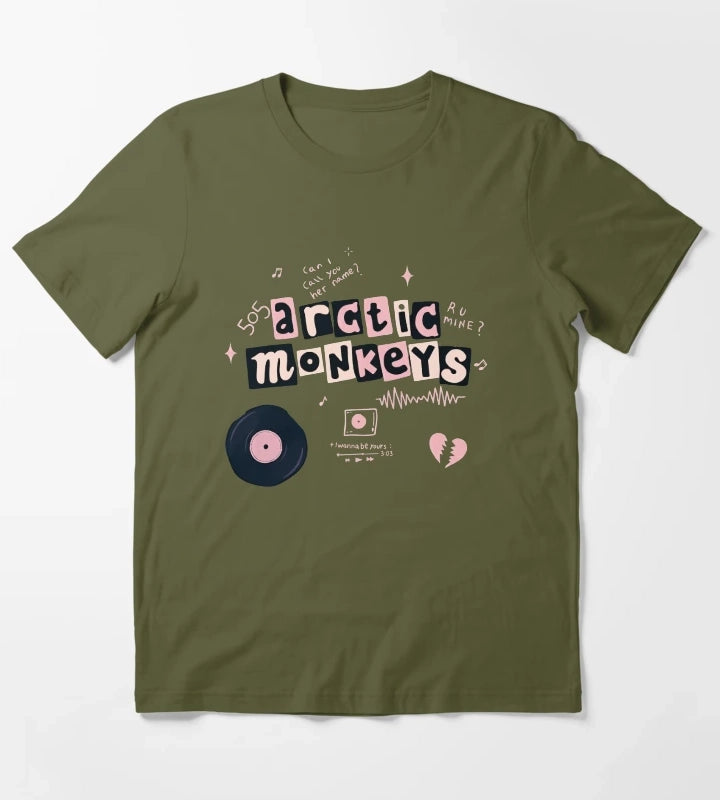 AM Collection T-Shirt Olive Green