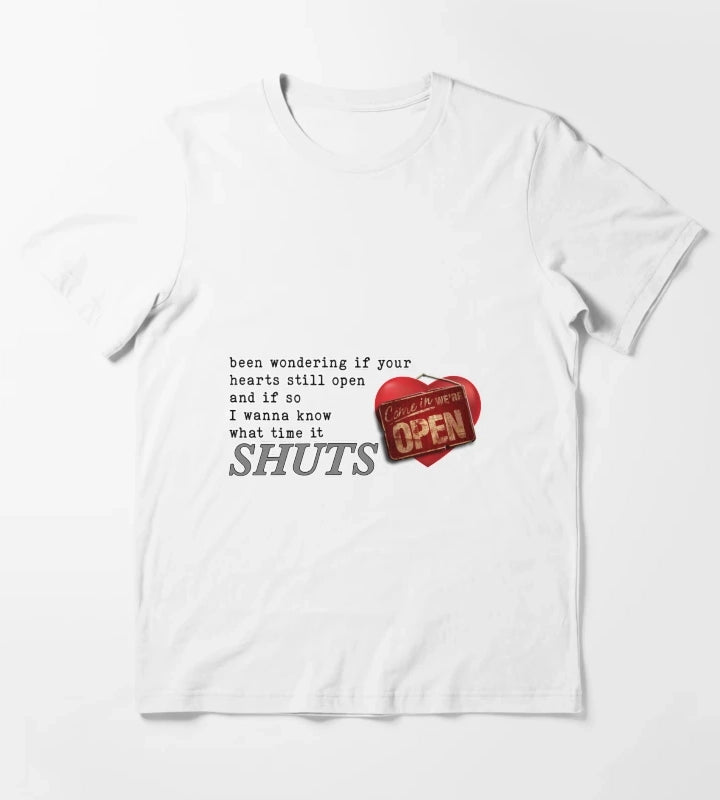 AM Do I Wanna Know Lyrics T-Shirt White