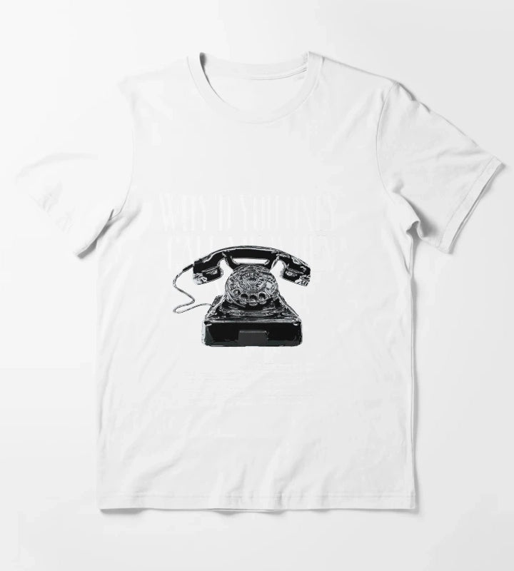 ARTIC MONKEYS Whyd You Only Call Me When Youre High T-Shirt White