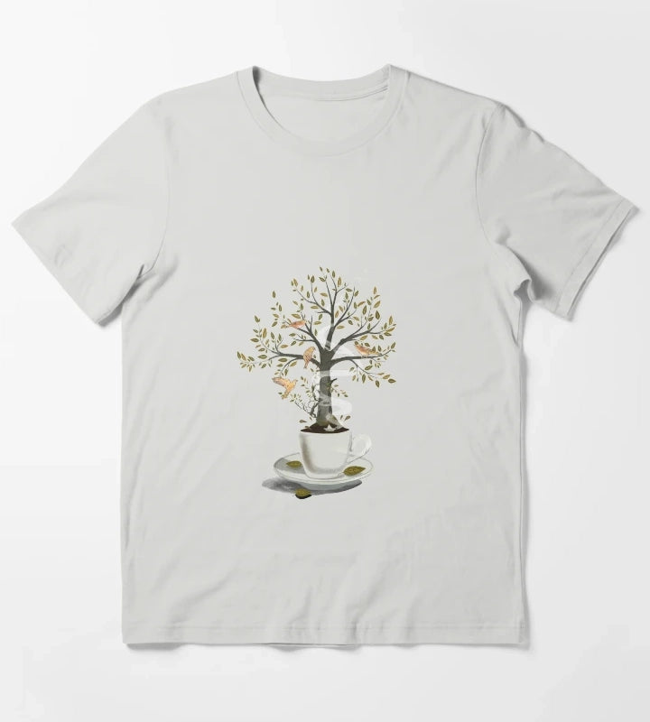 A Cup of Dreams T-Shirt Light Grey