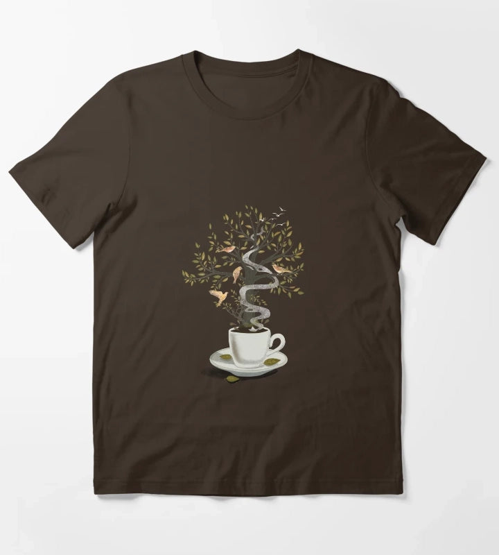 A Cup of Dreams T-Shirt Brown