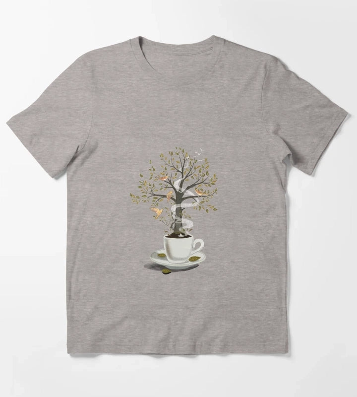 A Cup of Dreams T-Shirt Heather Grey