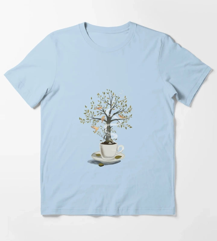 A Cup of Dreams T-Shirt Sky Blue