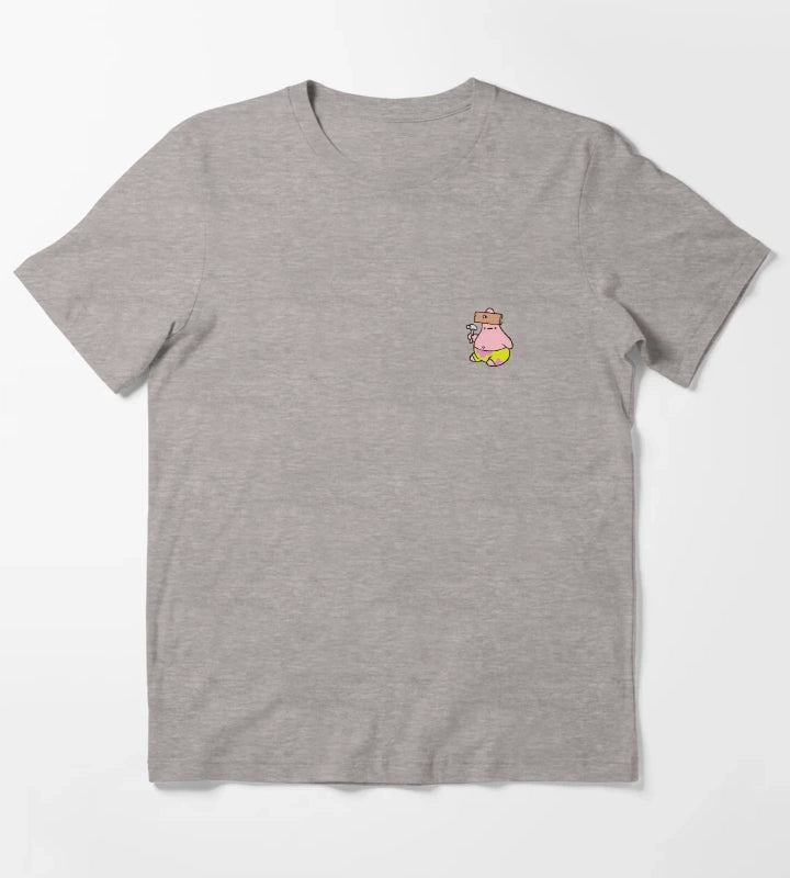 A Little Star Trying His Best Kawaii Patrick Aesthetic T-Shirt Heather Grey