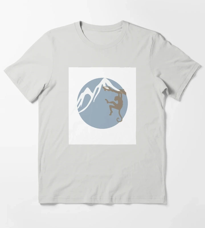 A Monkey in the ArcticAnimalPets T-Shirt Light Grey