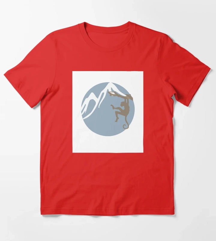 A Monkey in the ArcticAnimalPets T-Shirt Red