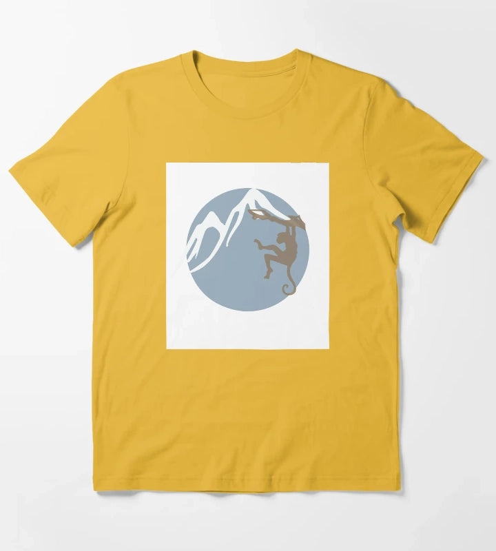 A Monkey in the ArcticAnimalPets T-Shirt Yellow