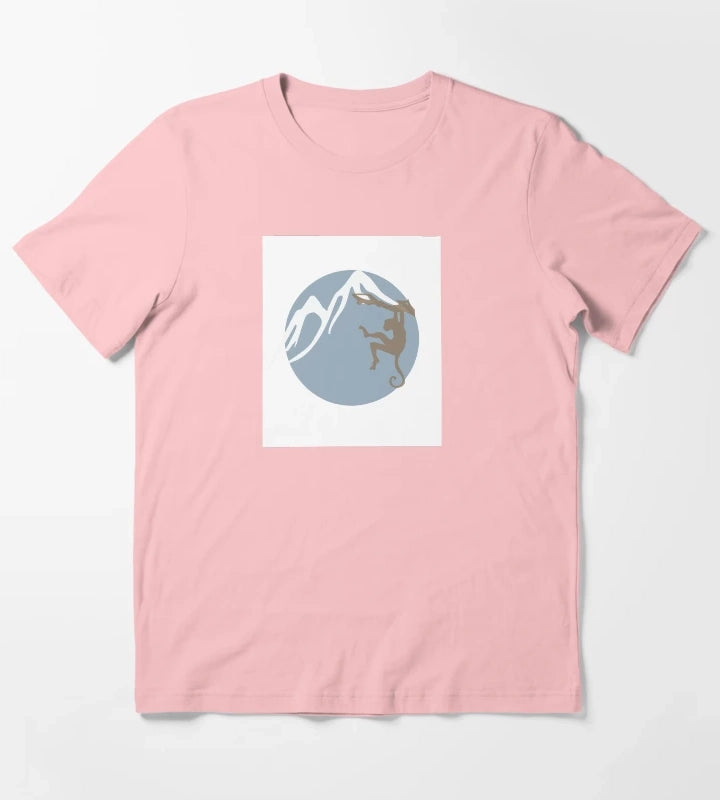 A Monkey in the Arctic Animal Pets T-Shirt Dark Grey