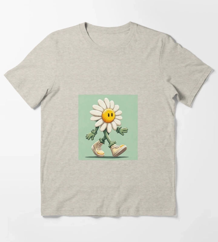 A STREET ART MARGHERITA WITH SNEAKERS T-Shirt Cream