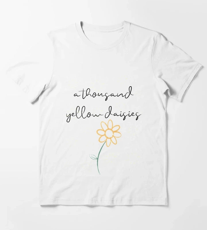 A Thousand Yellow Daisies T-Shirt White