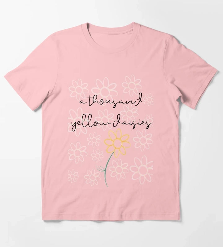 A Thousand Yellow Daisies T-Shirt Dark Grey