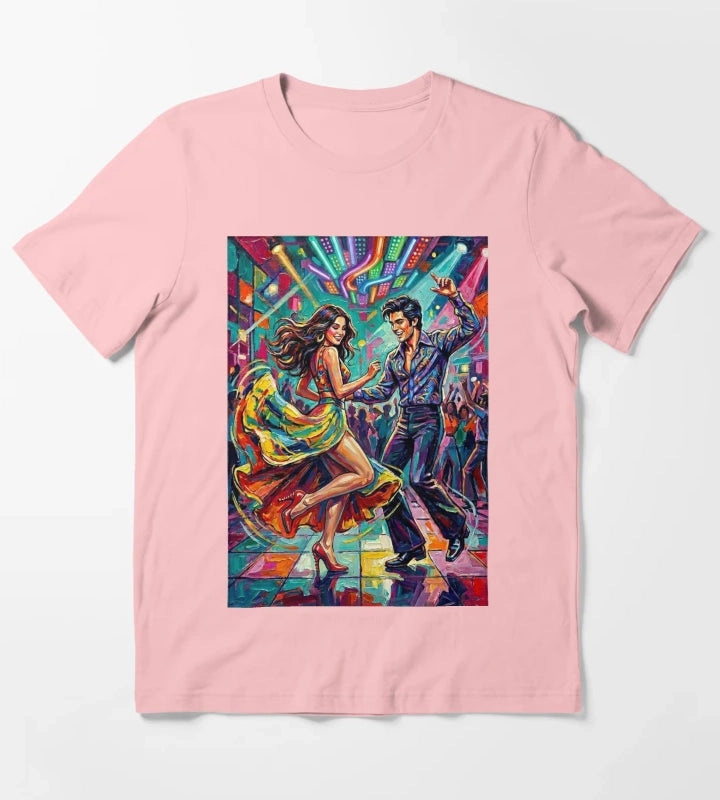 A couple dancing disco T-Shirt Dark Grey