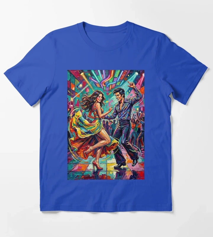 A couple dancing disco T-Shirt Blue