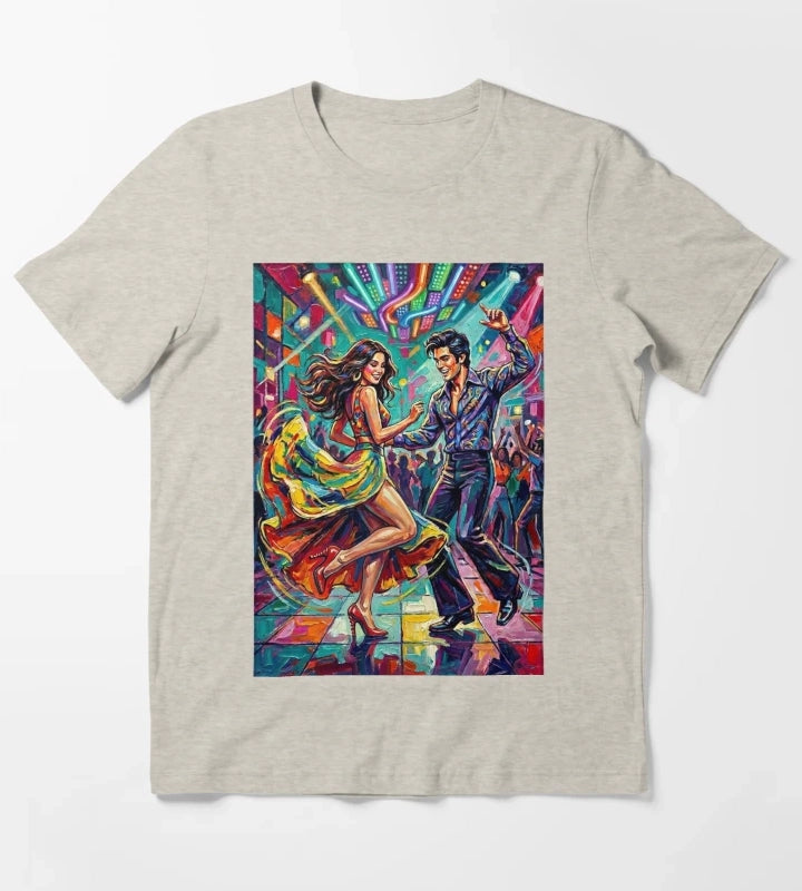 A couple dancing disco T-Shirt Cream