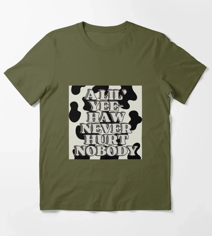 A lil Yee Haw T-Shirt Olive Green