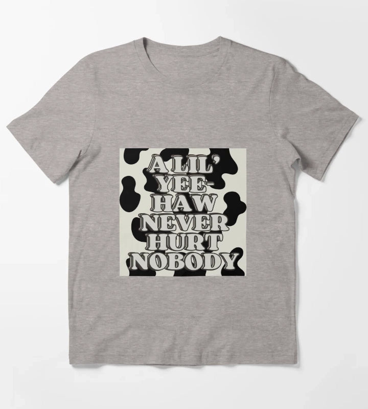 A lil Yee Haw T-Shirt Heather Grey