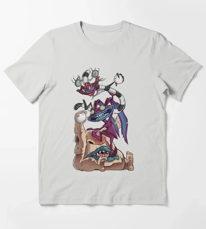 Aaahh Real Monsters T-Shirt Light Grey