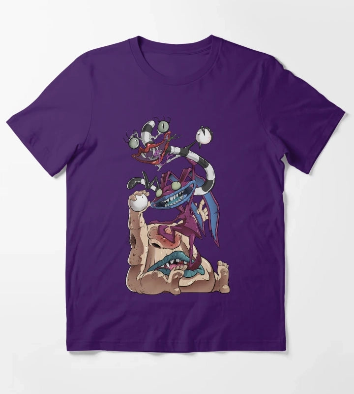 Aaahh Real Monsters T-Shirt Purple