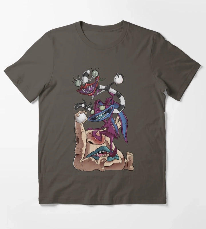 Aaahh Real Monsters T-Shirt Dark Grey