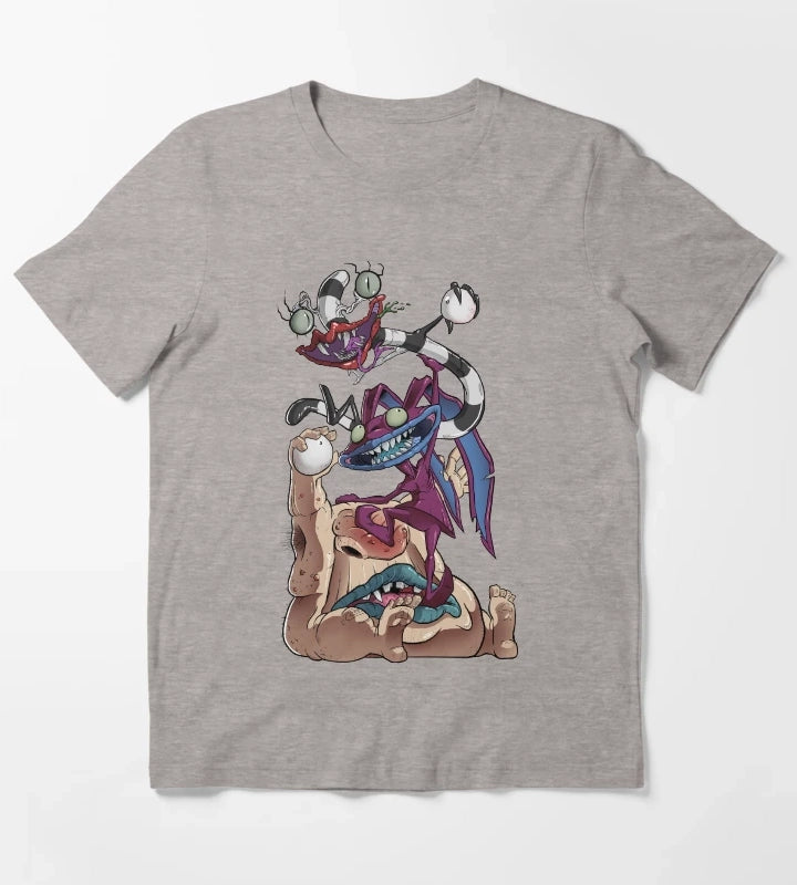 Aaahh Real Monsters T-Shirt Heather Grey