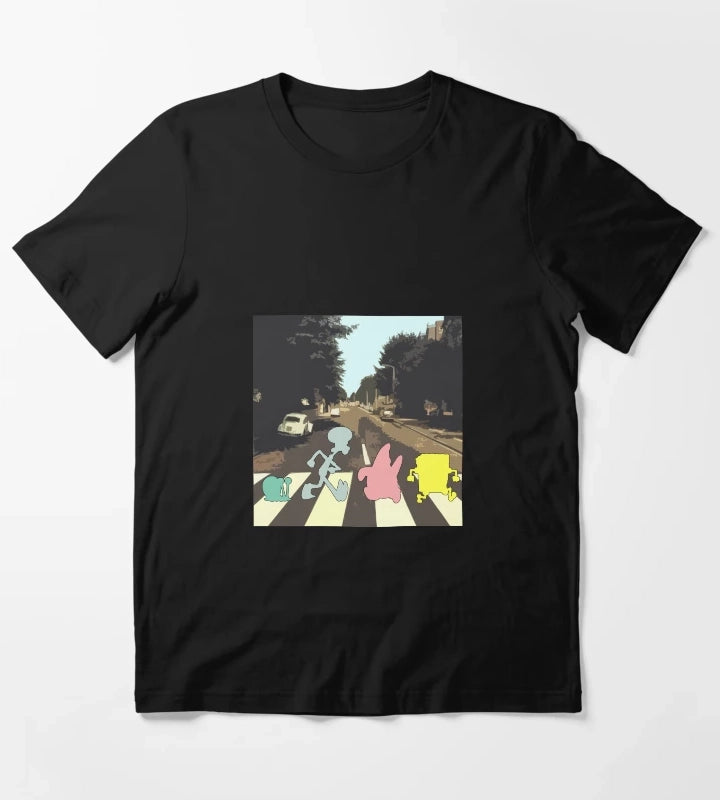 Abbey Road Spongebob Style T-Shirt