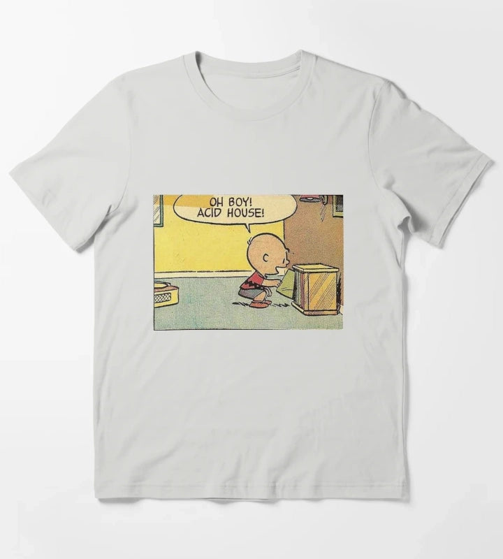 Acid House T-Shirt Light Grey