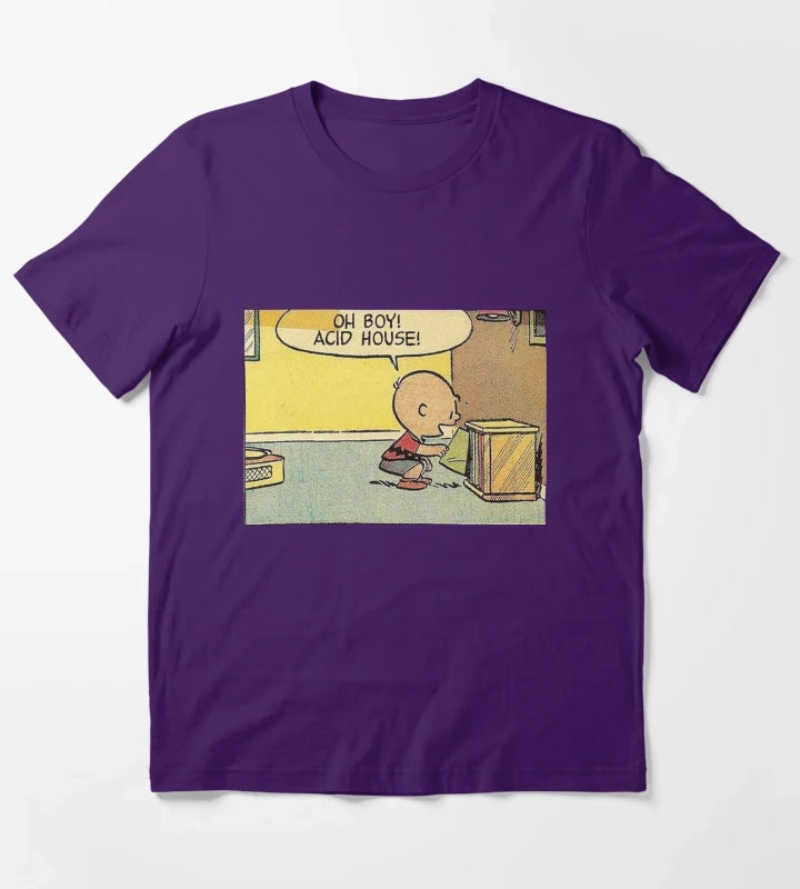 Acid House T-Shirt Purple