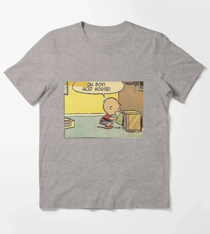 Acid House T-Shirt Heather Grey