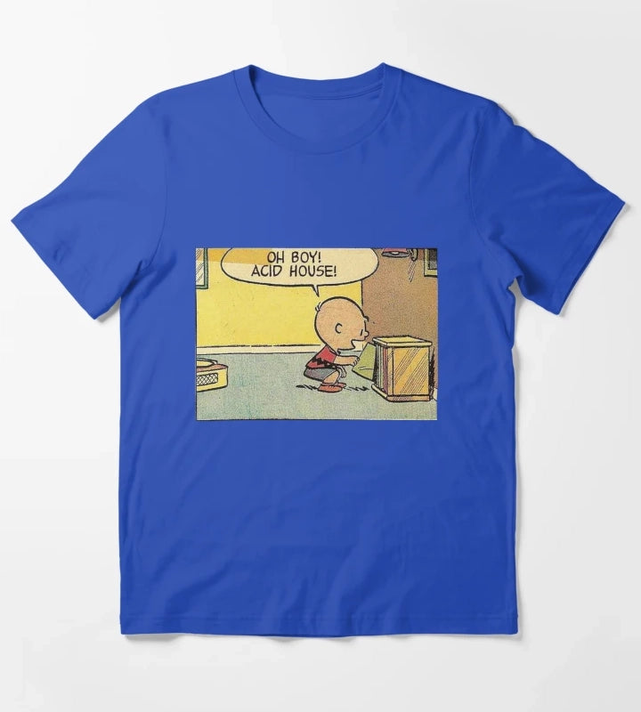 Acid House T-Shirt Blue