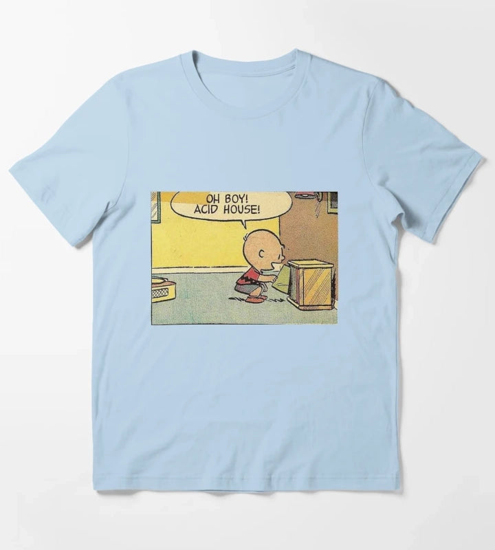 Acid House T-Shirt Sky Blue