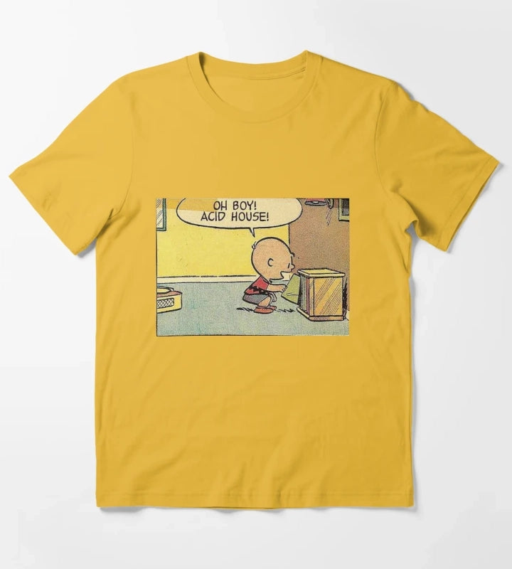 Acid House T-Shirt Yellow