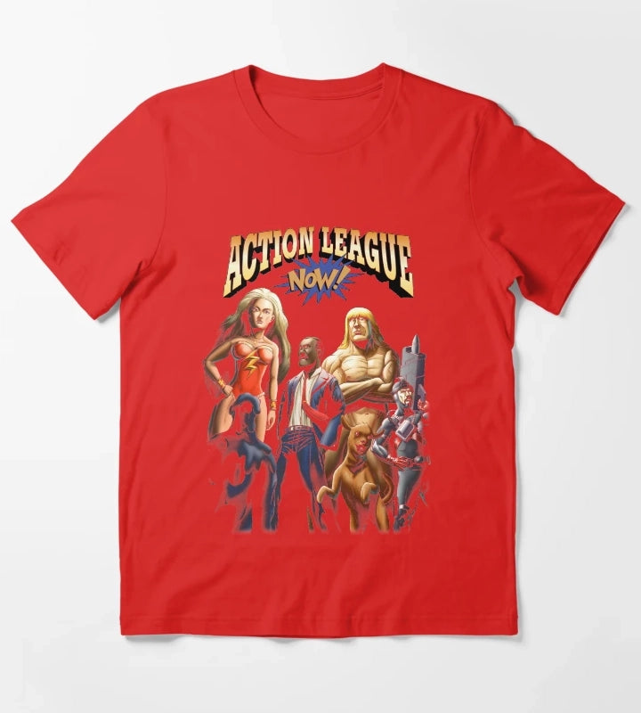 Action League Now T-Shirt Red