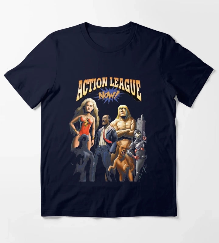 Action League Now T-Shirt Navy
